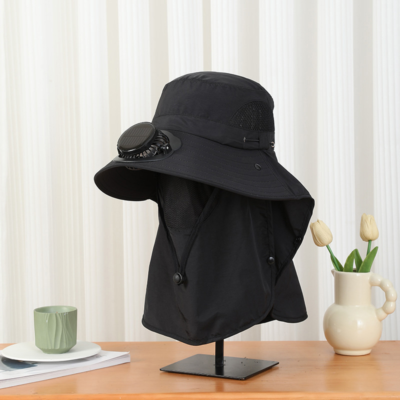 Men Wide Brim Solar Fan Hat wi - огляд і ціна Bucket Hat Straw