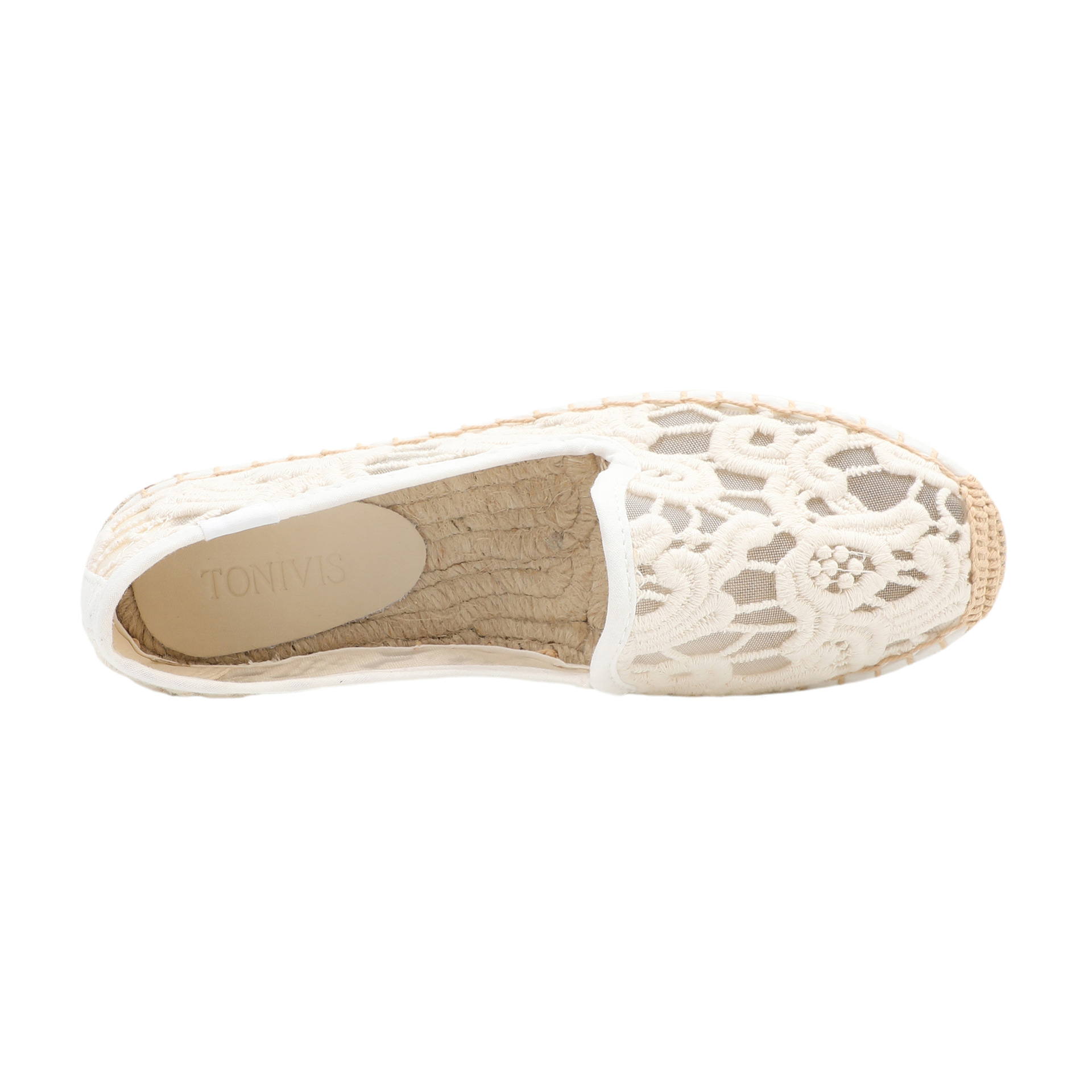 Women Lace Espadrilles Flats S - огляд і ціна Espadrille Slip On