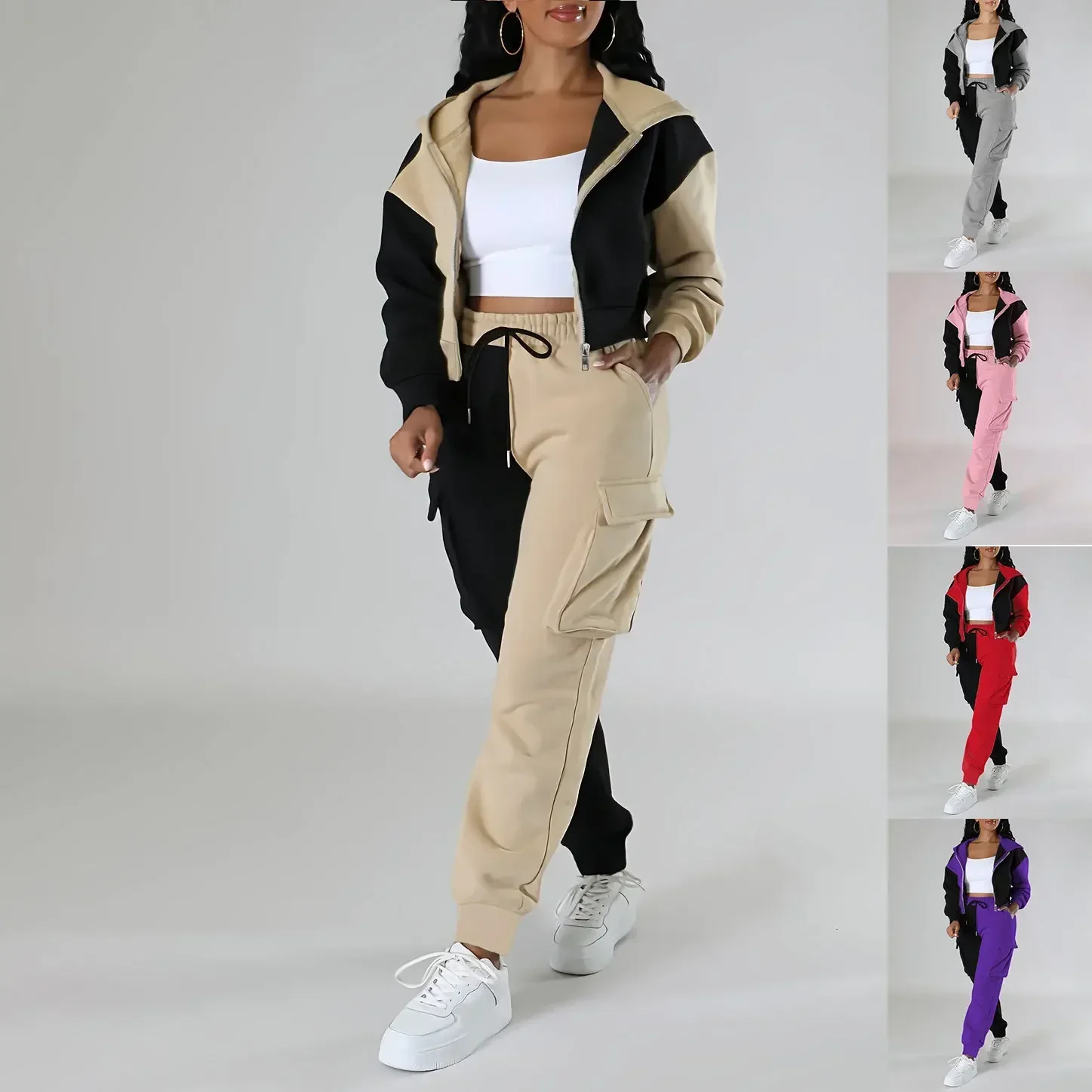 Women Loose Autumn Winter Two  - огляд і ціна Short Linen Drawstring