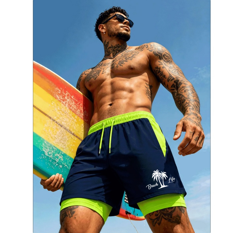 Men'S Swimming Trunks Palm Tre - огляд і ціна Trunks Board Surf