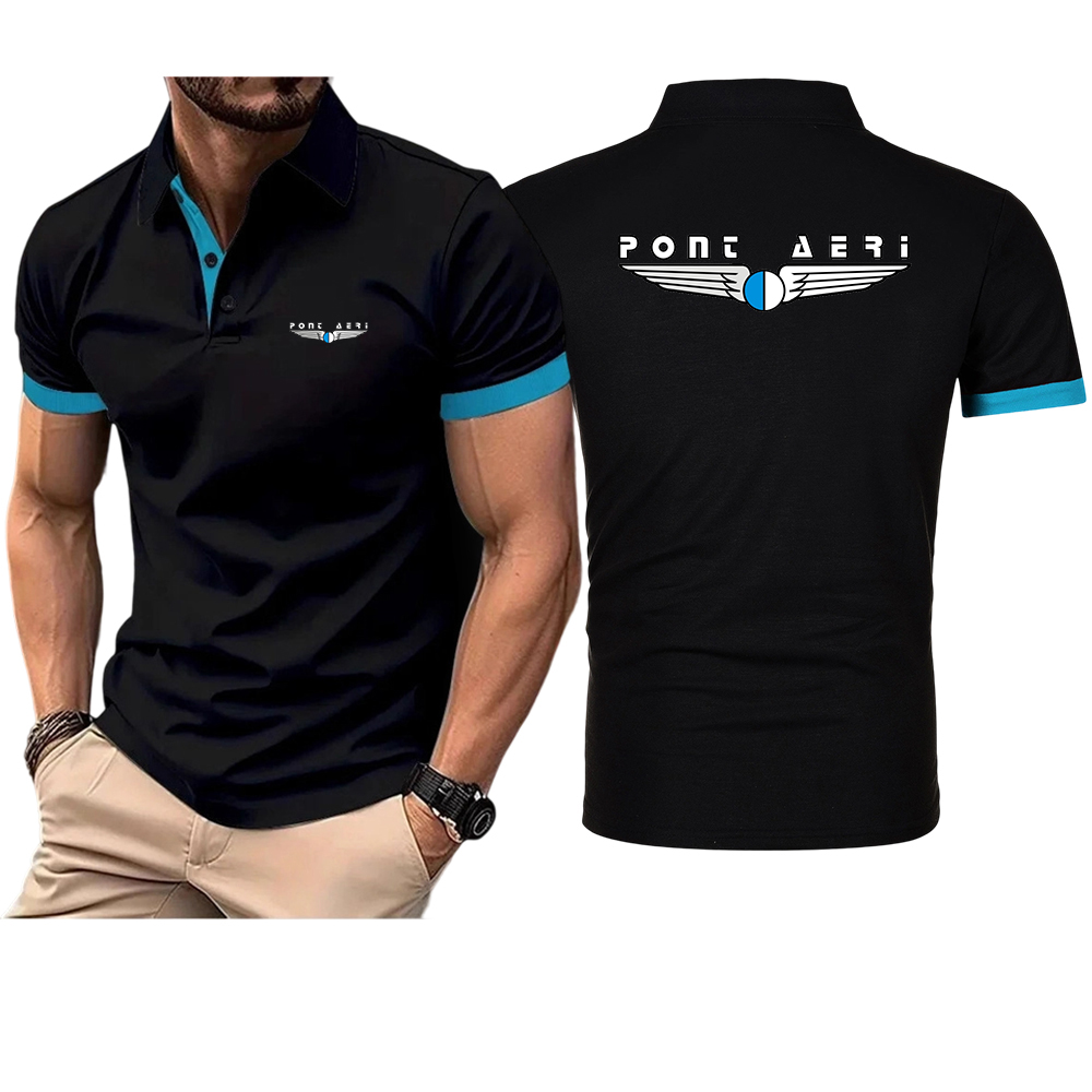 Disco Logo Pont Aeri CH Men's  - огляд і ціна Polo Shirt Pique