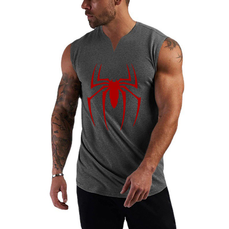 Red Spider Printed Gym Fitness - огляд і ціна Tank Top Muscle