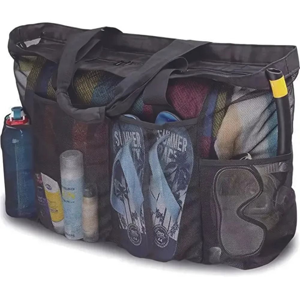 Large-Capacity Mesh Beach Hand - огляд і ціна Beach Towel Large