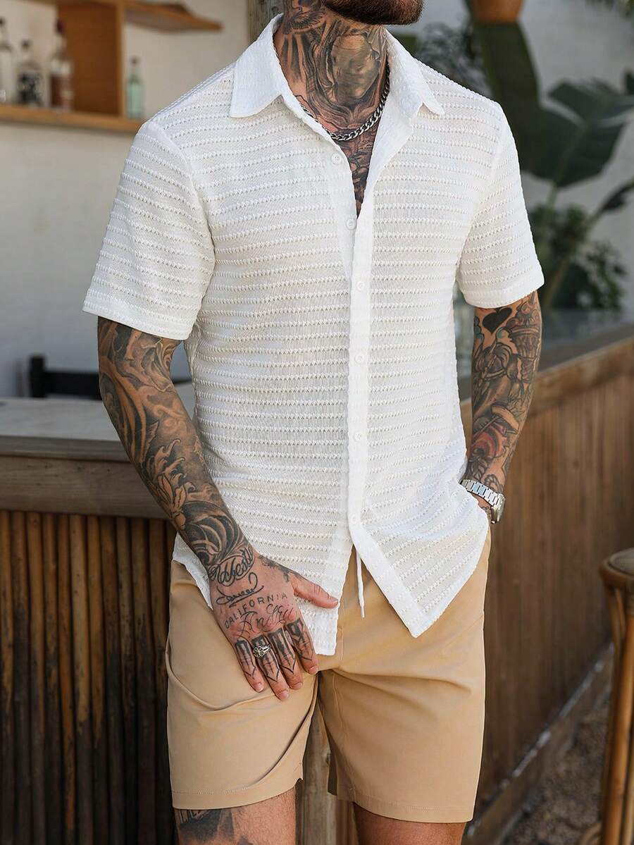 Genlund Men's Burnt Orange Sum - огляд і ціна Resort Shirt Floral