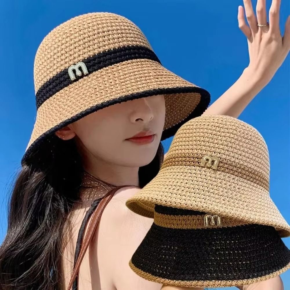 Fashion Elegant Bow Fisherman  - огляд і ціна Bucket Hat Straw