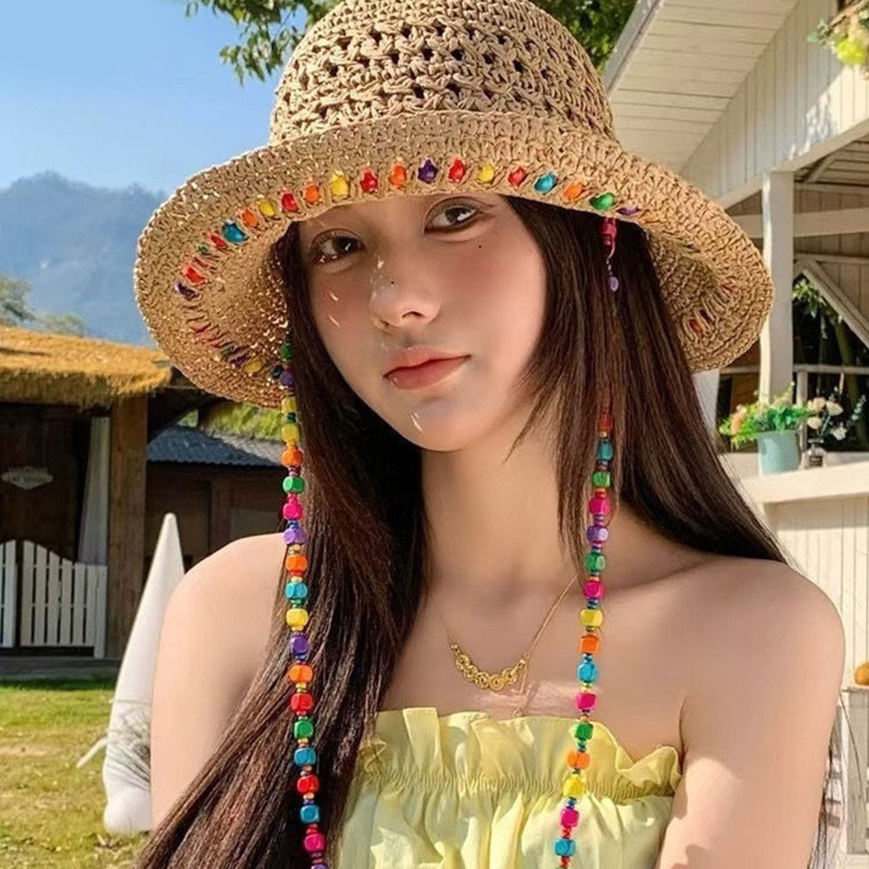 Retro Versatile Hollow Big Bri - огляд і ціна Bucket Hat Straw