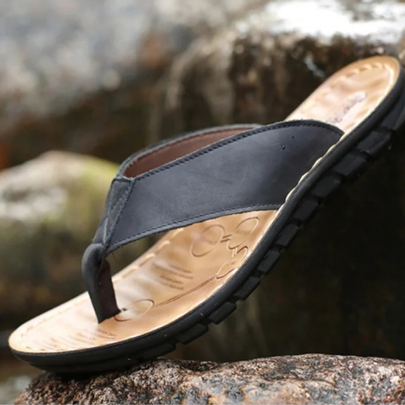 Roma Retro Man Slipper Solid C - огляд і ціна Flip Flop Leather Men