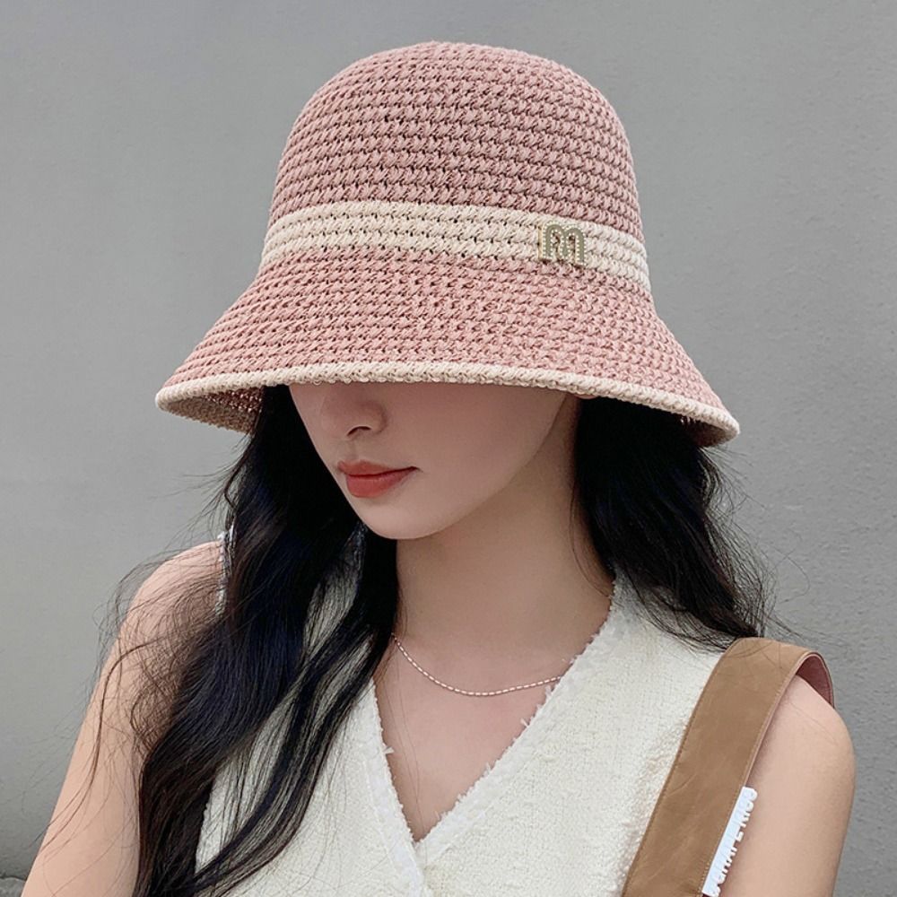 Elegant Bow Fisherman Hat Fold - огляд і ціна Bucket Hat Straw