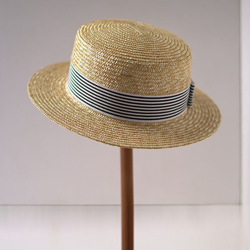 Wide Brim Boater Hats Flat Top - огляд і ціна Bucket Hat Straw