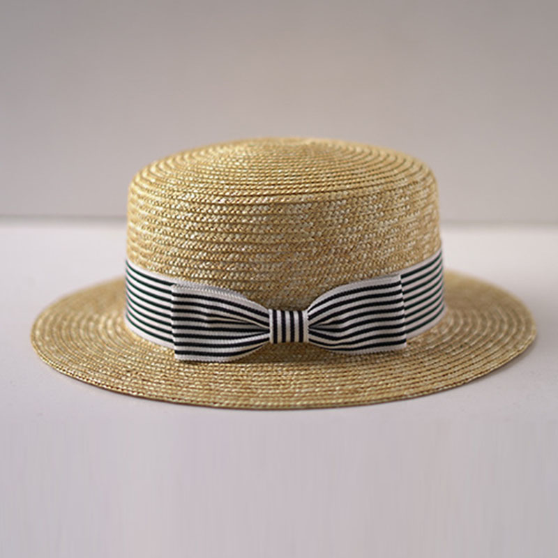 Wide Brim Boater Hats Flat Top - огляд і ціна Bucket Hat Straw