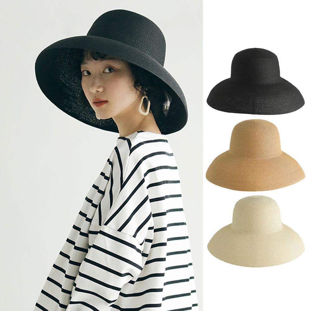 French Hepburn Style Wide Brim - огляд і ціна Bucket Hat Straw