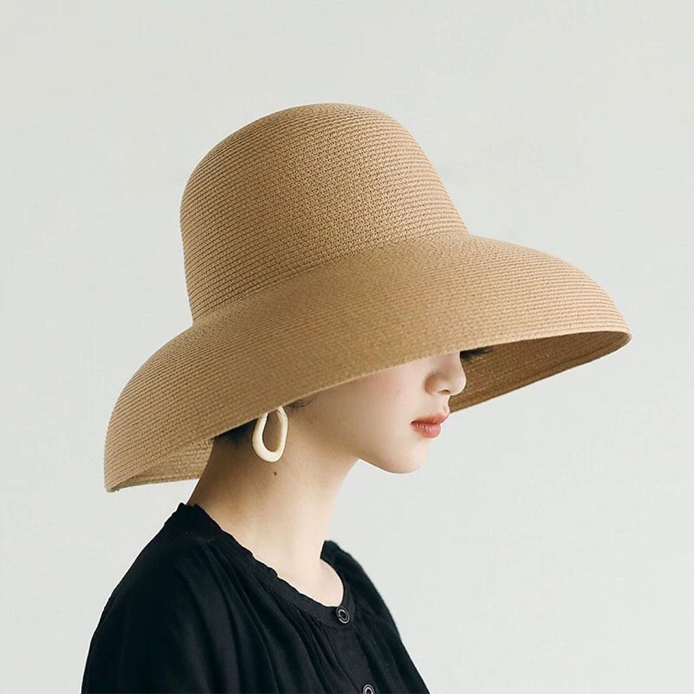 French Hepburn Style Wide Brim - огляд і ціна Bucket Hat Straw