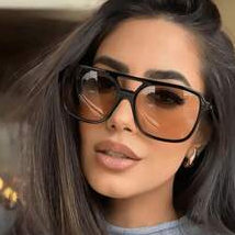 Black Double‑Bridge Aviator‑St - огляд і ціна Sunglasses Aviator Polarized